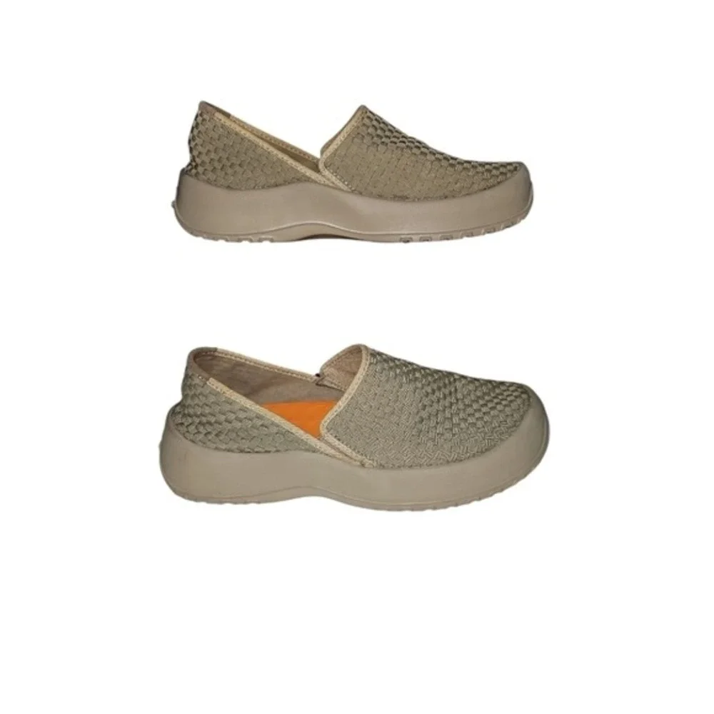 Levelast Men's‎ Tan Woven Slip On Loafers Size 10